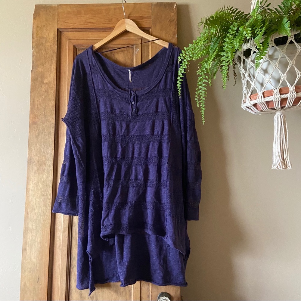 FREE PEOPLE Netting Beach Sweater